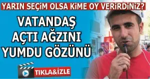 Bugün seçim olsa kime oy verirdiniz?