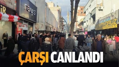 Çarşı canlandı