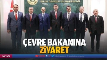 Çevre Bakanına ziyaret…