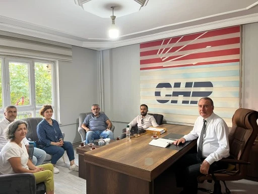 CHP’li Yaşar’a KESK ziyareti