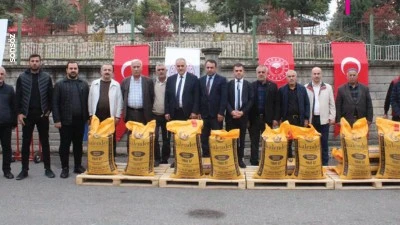 Çiftçiye 176 bin kilo mercimek dağıtıldı