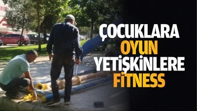 Çocuklara oyun, yetişkinlere fitness…