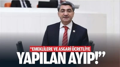 DEVA Partili Ekmen “Emeklilere ve asgari ücretliye yapılan ayıp!”