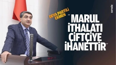 DEVA Partili Ekmen: “ Marul ithalatı çiftçiye ihanettir”