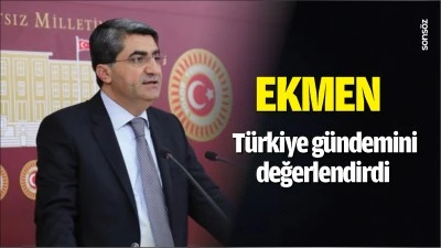 DEVA Partili Ekmen, Türkiye gündemini değerlendirdi 