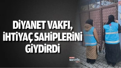 Diyanet Vakfı, ihtiyaç sahiplerini giydirdi