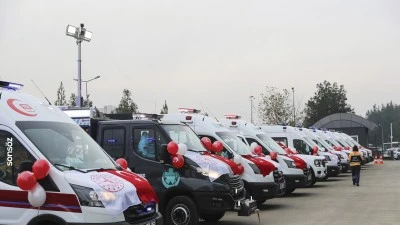 Diyarbakır'da 12 ambulans ve 4 UMKE aracı hizmete alındı