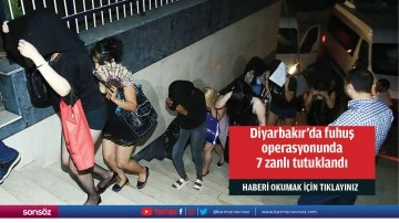 Diyarbakır'da fuhuş operasyonunda 7 zanlı tutuklandı