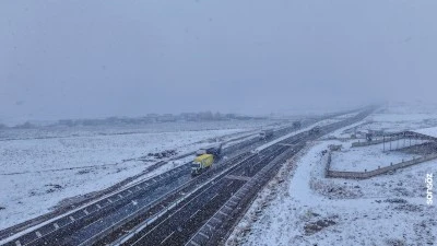 Diyarbakır'da kar yağışı etkili oldu