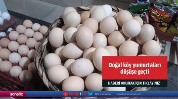 Doğal köy yumurtaları düşüşe geçti