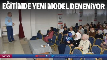 Eğitimde yeni model deneniyor