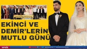 Ekinci ve Demir’lerin mutlu günü