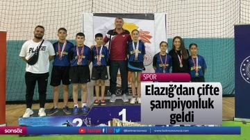 Elazığ’dan çifte şampiyonluk geldi