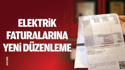 Elektrik faturalarına yeni düzenleme