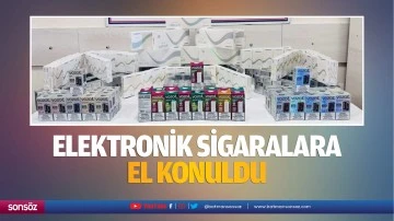 Elektronik sigaralara el konuldu