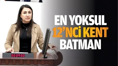 “En yoksul 12'nci kent Batman”