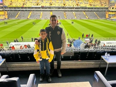 Engelli çocuğun Fenerbahçe hayali gerçekleştirildi