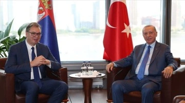 Erdoğan, Sırbistan Cumhurbaşkanı Vucic ile Görüşme Gerçekleştirdi