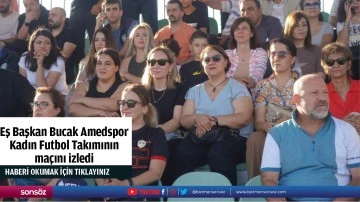 Eş Başkan Bucak Amedspor Kadın Futbol Takımının maçını izledi