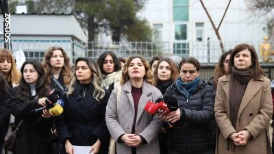 Eş Başkan Bucak, Narin Güran için düzenlenen açıklamaya katıldı