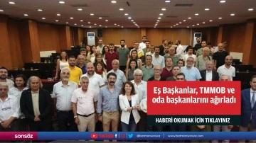 Eş Başkanlar, TMMOB ve oda başkanlarını ağırladı