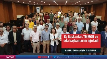 Eş Başkanlar, TMMOB ve oda başkanlarını ağırladı