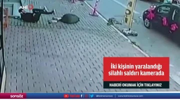 Esenyurt'ta iki kişinin yaralandığı silahlı saldırı kamerada