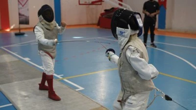 Eskrimciler, Gaziantep'te piste çıktı