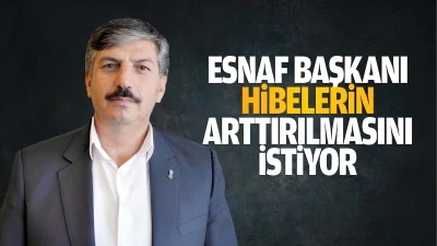 Esnaf Başkanı, hibelerin arttırılmasını istiyor