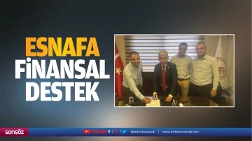 Esnafa finansal destek