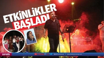 Etkinlikler başladı