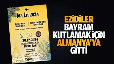 Ezidiler, bayram kutlamak için Almanya’ya gitti