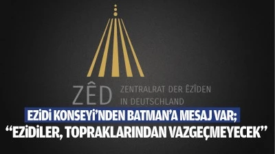 “Ezidiler, topraklarından vazgeçmeyecek”