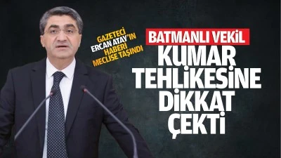 Gazeteci Ercan Atay’ın haberi meclise taşındı