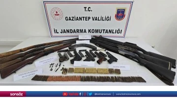 Gaziantep'te silah kaçakçılığı operasyonunda 9 şüpheli yakalandı