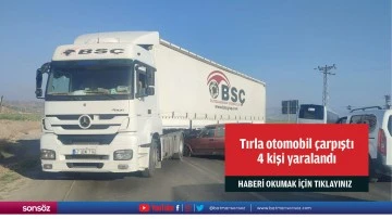 Gaziantep'te tırla otomobil çarpıştı 4 kişi yaralandı