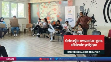 Geleceğin ressamları genç ofislerde yetişiyor