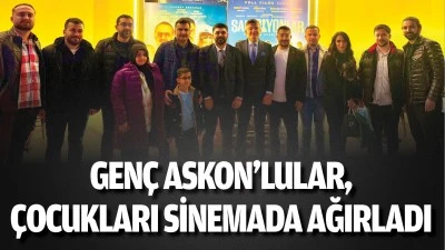 Genç ASKON’lular, çocukları sinemada ağırladı