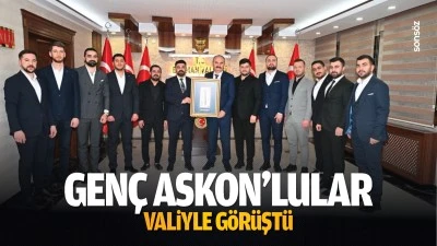 Genç ASKON’lular, valiyle görüştü