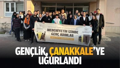 Gençlik, Çanakkale’ye uğurlandı