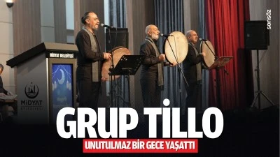 Grup Tillo unutulmaz bir gece yaşattı