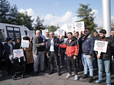  İşten çıkarılan işçilerin eylemi sürüyor