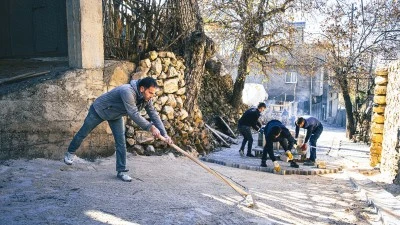 Hasankeyf’in 3 köyü parke taşıyla döşendi