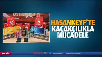 Hasankeyf'te kaçakçılıkla mücadele