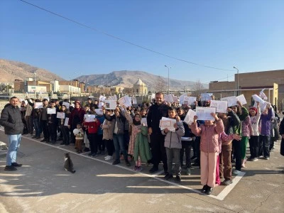 Hasankeyf'te öğrenciler karne aldı