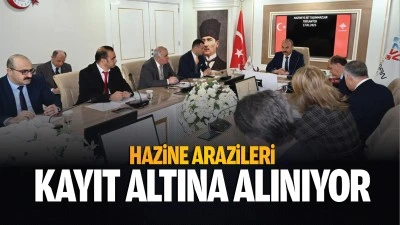 Hazine arazileri kayıt altına alınıyor