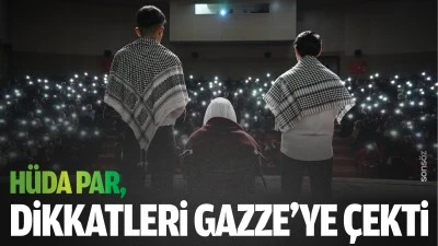 Hüda Par, dikkatleri Gazze’ye çekti