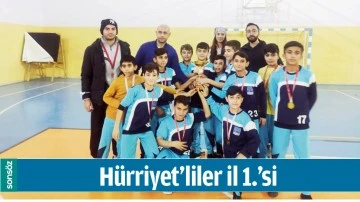 HÜRRİYET’LİLER İL 1.’Sİ