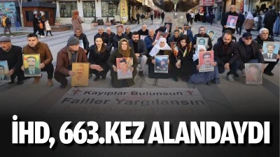 İHD, 663.kez alandaydı