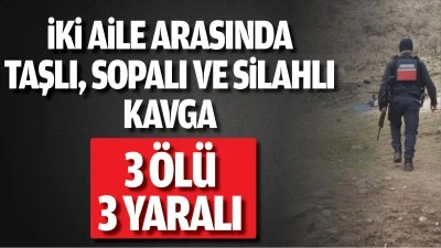 İki aile arasında taşlı, sopalı ve silahlı kavga: 3 Ölü